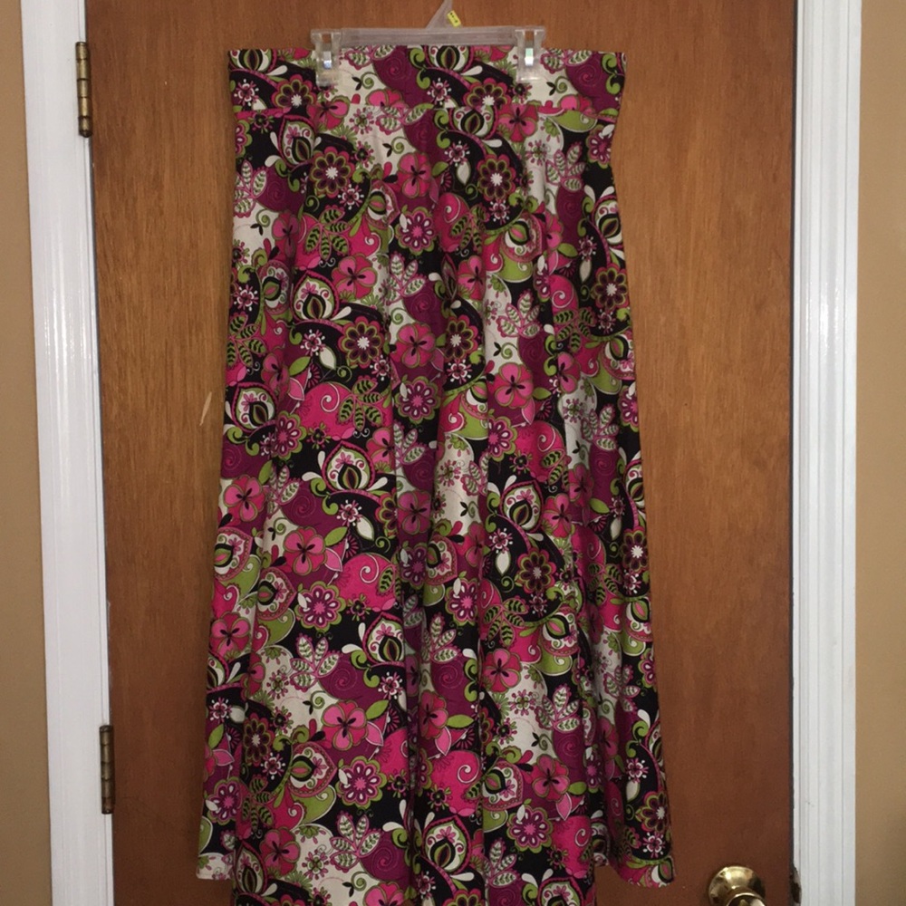 Handmade paisley print skirt